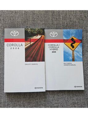 2026 TOYOTA COROLLA Owner's Manual & Multimedia